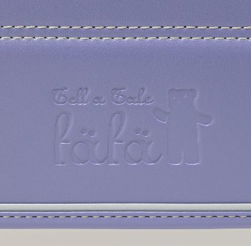 fafaランドセル2025年「クラリーノ キューブ型 VIOLET×BEIGE (20th COLOR)」 【当店だけのオリジナルダブル特典付】の画像