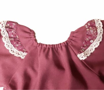 Souris (スーリー) 「フラワープリント切り替え長袖ワンピース」（100-120cm）送料無料の画像