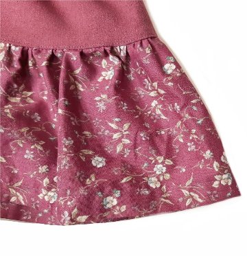 Souris (スーリー) 「フラワープリント切り替え長袖ワンピース」（100-120cm）送料無料の画像