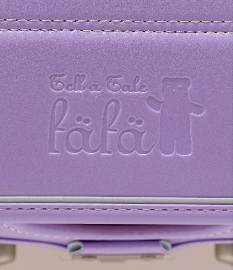 fafaランドセル2025年「クラリーノ キューブ型 LILAC×POWDER PINK (NEW COLOR)」 【当店だけのオリジナルダブル特典付】の画像