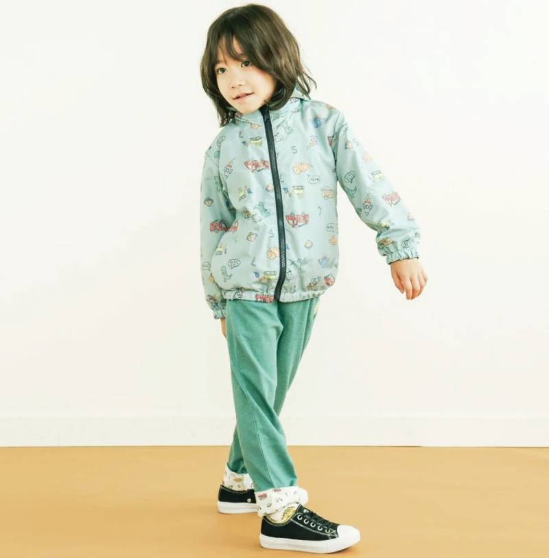 SLAP SLIP(スラップスリップ) 「フード付きタフタリバーシブルジャケットboys」(80-130cm) の画像