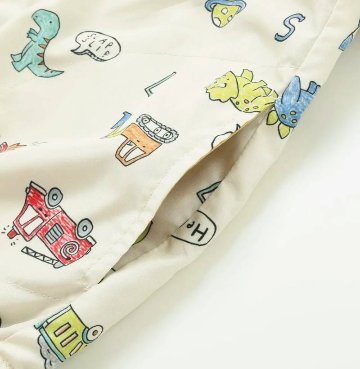 SLAP SLIP(スラップスリップ) 「フード付きタフタリバーシブルジャケットboys」(80-130cm) の画像