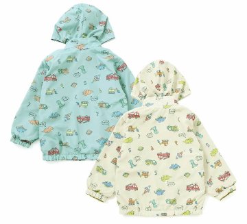 SLAP SLIP(スラップスリップ) 「フード付きタフタリバーシブルジャケットboys」(80-130cm) の画像