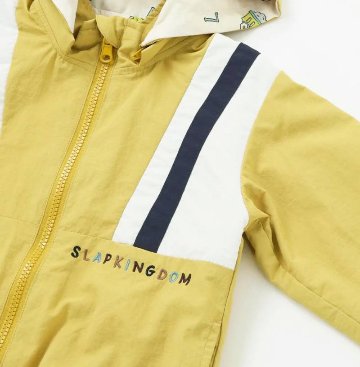 SLAP SLIP(スラップスリップ) 「フード付きタフタリバーシブルジャケットboys」(80-130cm) の画像