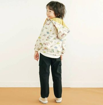 SLAP SLIP(スラップスリップ) 「フード付きタフタリバーシブルジャケットboys」(80-130cm) の画像