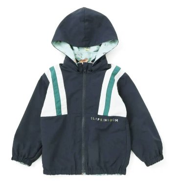 SLAP SLIP(スラップスリップ) 「フード付きタフタリバーシブルジャケットboys」(80-130cm) の画像