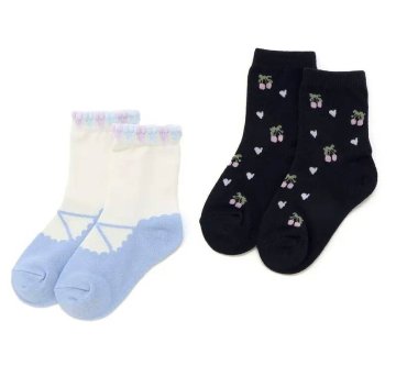 SLAP SLIP 「ガールズアソートソックス２P」 (13-21cm) メール便対応可の画像