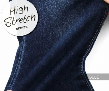 L.COPECK（エルコペック）「ハイストレッチ レース＆フリルデニムスキニーパンツ」(100-160cm)の画像