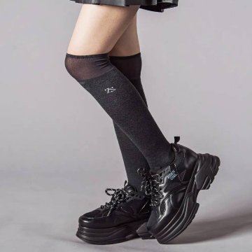 ZIDDY「ロゴニーハイソックス」(19-24cm) 【メール便送料198円対応】の画像