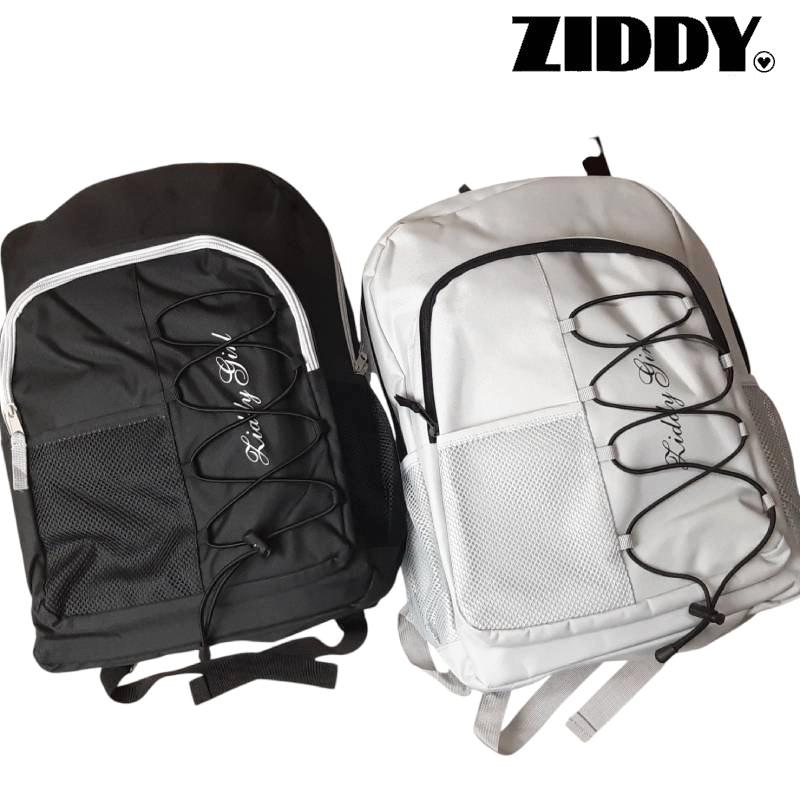 ZIDDY「トリプルメッシュポケット付きリュックサック」Fの画像