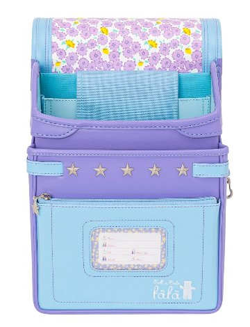 fafaランドセル2025年「KIDS AMI コラボレーション タブレットモデル(学習院型) BABY BLUE×LAVENDER」 【当店だけのオリジナルダブル特典付】の画像