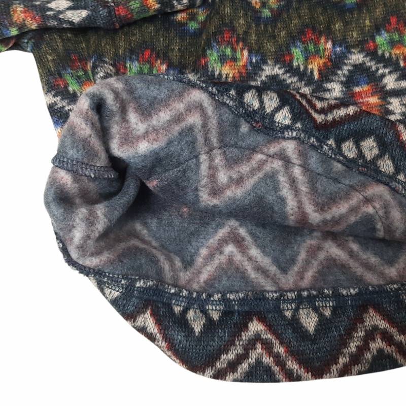 Tappet (タペット) 「ドラムネック裏毛裏起毛ノルディック柄トレーナー」 (90-160cm)  の画像