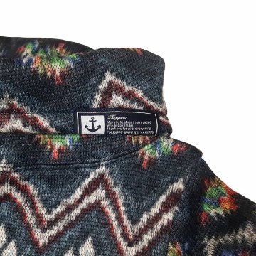 Tappet (タペット) 「ドラムネック裏毛裏起毛ノルディック柄トレーナー」 (90-160cm)  の画像