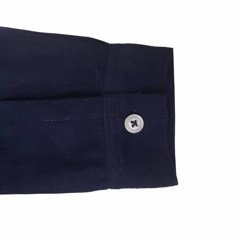 Tappet (タペット) 「ドット柄×無地切替コーデュロイシャツ」(100-130cm) 【メール便送料無料】の画像