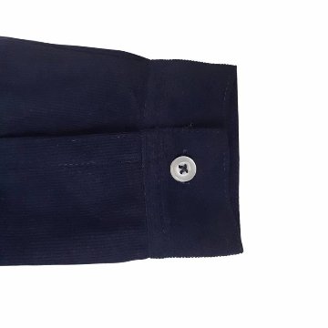 Tappet (タペット) 「ドット柄×無地切替コーデュロイシャツ」(100-130cm) 【メール便送料無料】の画像