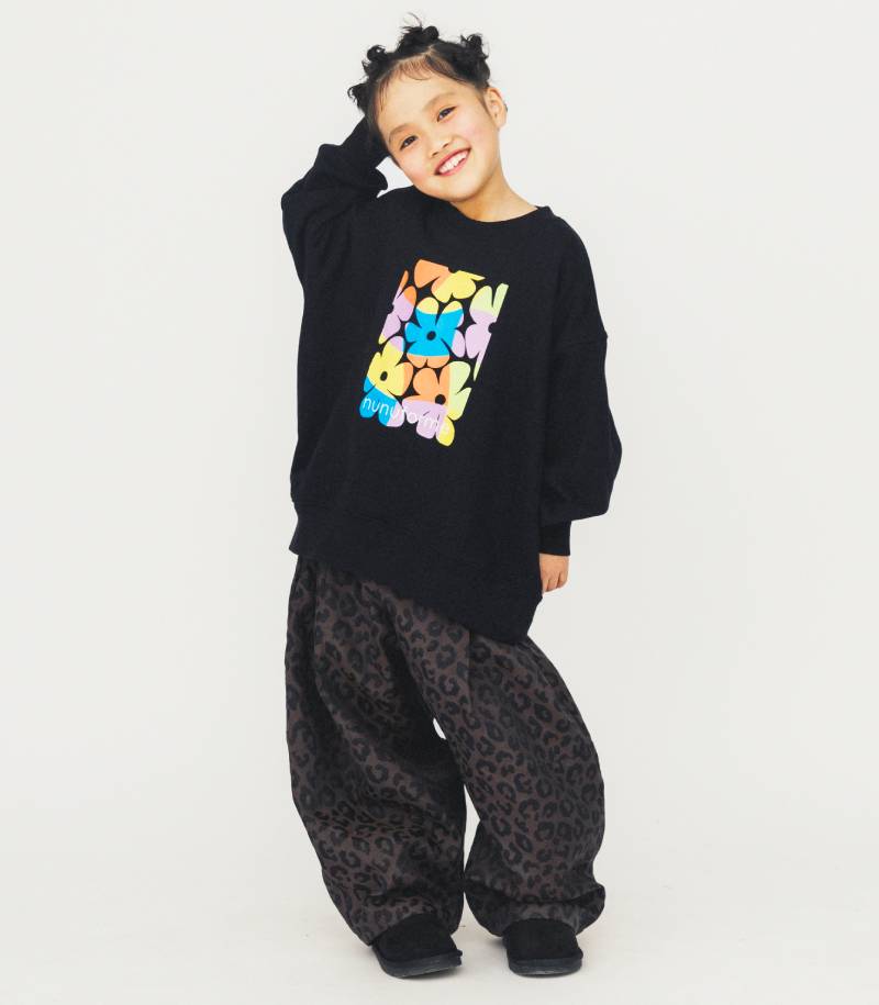 nunuforme ヌヌフォルム 「フラワープリントトレーナー」(95/105/125/size1,2)　の画像
