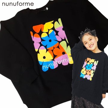 nunuforme ヌヌフォルム 「フラワープリントトレーナー」(95/105/125/size1,2)　の画像