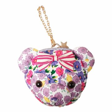 fafa「POPPY-JO パンダフェイス バッグチャーム」（F）の画像