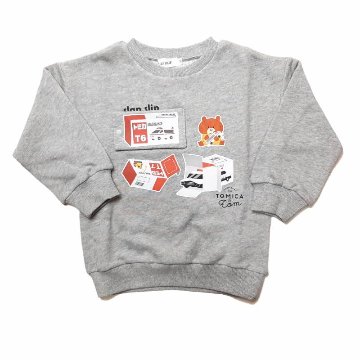 SLAP SLIP(スラップスリップ) 「TOMICA & TOM コラボトミカBOXプリントトレーナー」(80-120cm) 【メール便送料198円対応】の画像