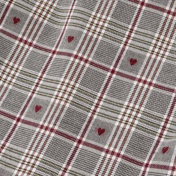 SLAP SLIP(スラップスリップ) 「ハートチェック柄ワンピース＋肩フリルベストセット」(100-130cm) の画像