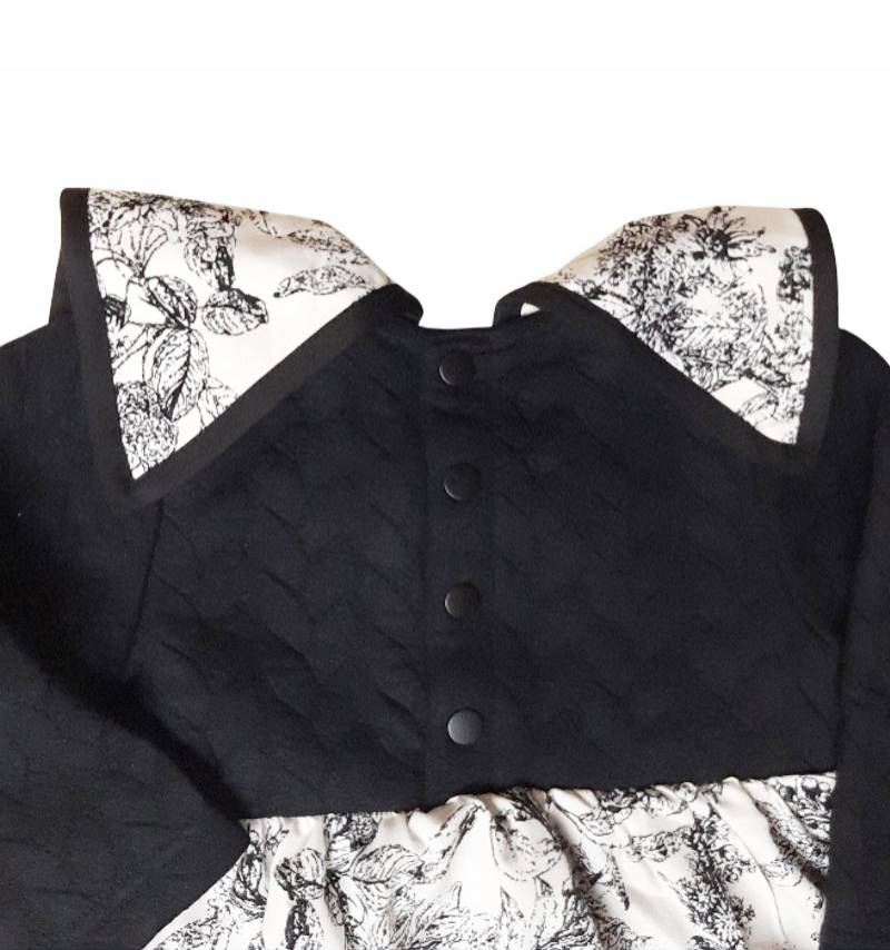 maarook「ノスタルジックボタニカルプリント ロンパース」(70-80cm) 【送料無料】の画像