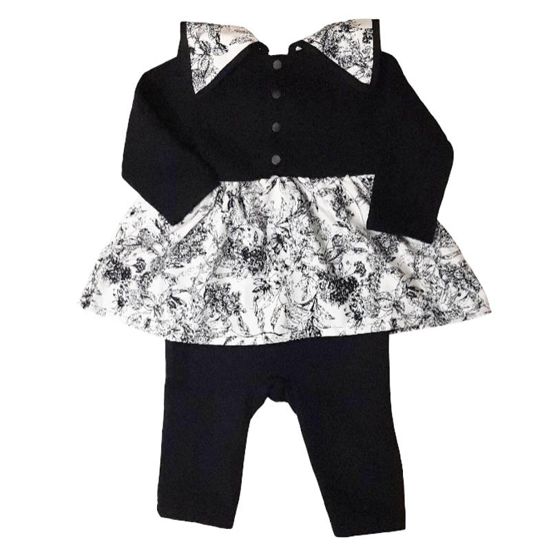 maarook「ノスタルジックボタニカルプリント ロンパース」(70-80cm) 【送料無料】の画像