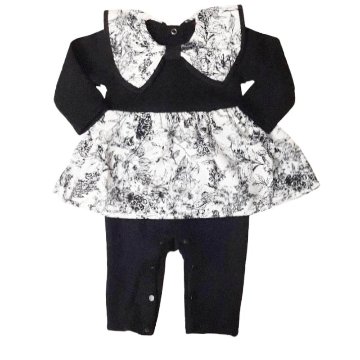 maarook「ノスタルジックボタニカルプリント ロンパース」(70-80cm) 【送料無料】の画像