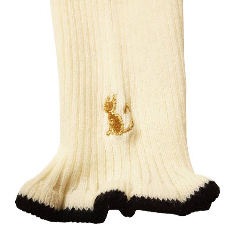 nino 「配色ラインフリル コットンリブニット」 (80-150cm)【メール便送料無料】の画像