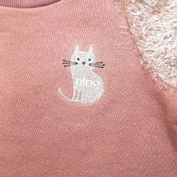 nino「袖シャギープルオーバー」(100-140cm) 【メール便送料無料】の画像