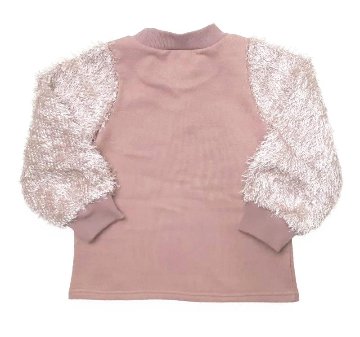 nino「袖シャギープルオーバー」(100-140cm) 【メール便送料無料】の画像