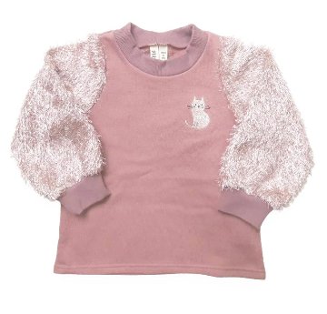 nino「袖シャギープルオーバー」(100-140cm) 【メール便送料無料】の画像