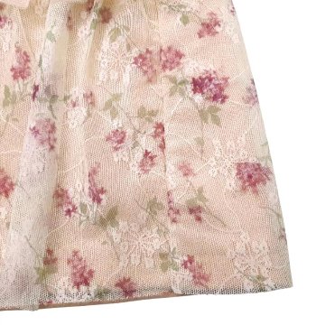 Souris (スーリー)「チュールフリル付き裏毛カットソープルオーバー」（80-120cm） 【メール便送料無料商品】の画像