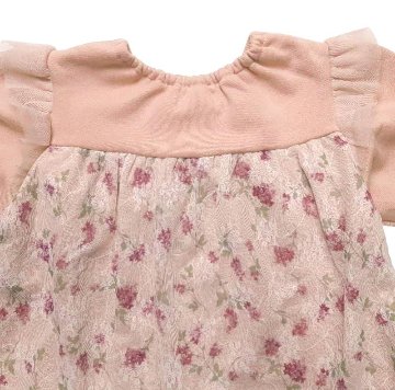 Souris (スーリー)「チュールフリル付き裏毛カットソープルオーバー」（80-120cm） 【メール便送料無料商品】の画像