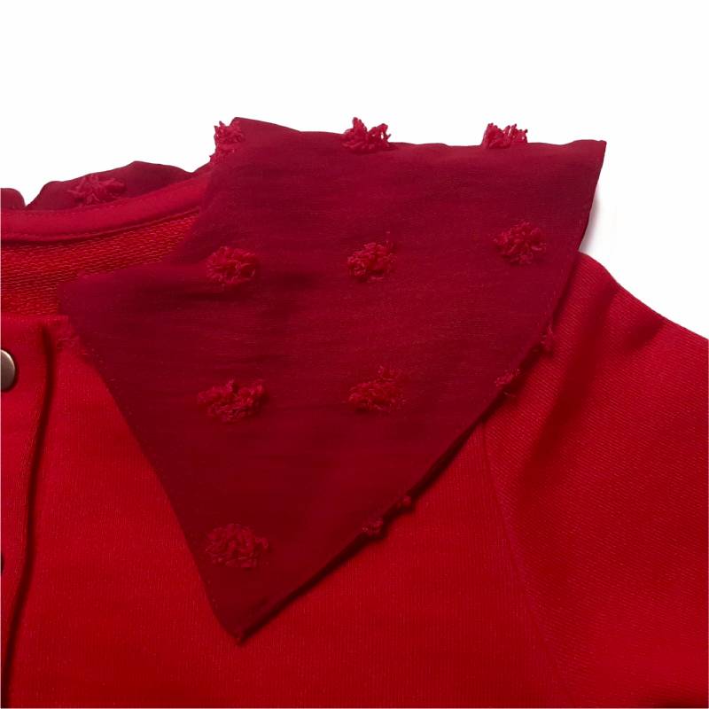 maarook「ドビーBIG衿裏毛カットソーカーディガン」(90-140cm)  【メール便送料無料】の画像