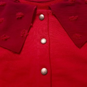 maarook「ドビーBIG衿裏毛カットソーカーディガン」(90-140cm)  【メール便送料無料】の画像