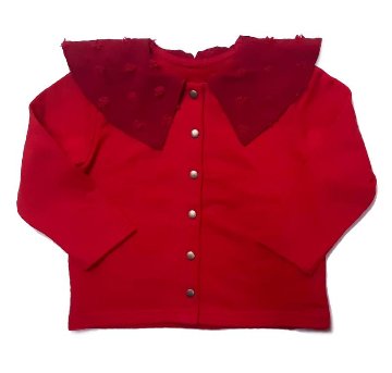 maarook「ドビーBIG衿裏毛カットソーカーディガン」(90-140cm)  【メール便送料無料】の画像