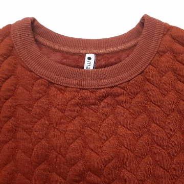 maarook 「ケーブル接結トレーナー」 (90-160cm)  サイズによりメール便可の画像