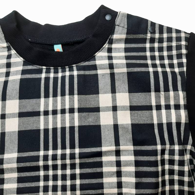 maarook 「タータンチェック 裏毛トレーナー」 (90-160cm)  サイズによりメール便可の画像