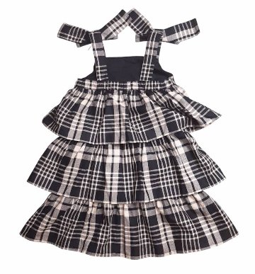 maarook 「タータンチェック ティアードジャンパースカート」 (90-160cm)  の画像