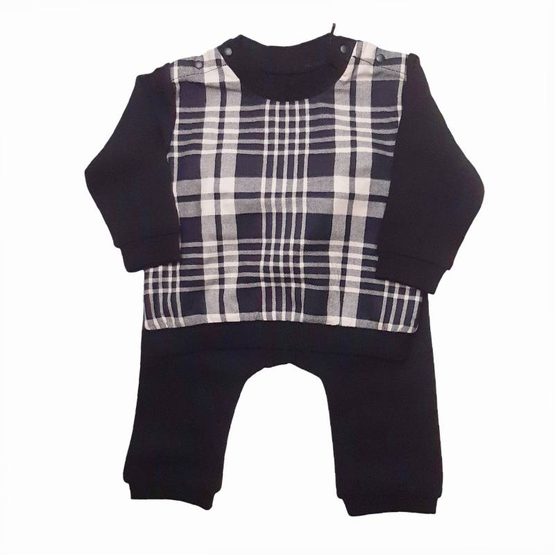 maarook「タータンチェック裏毛トレーナー＆パンツ ベビーセット」(80-90cm)   【メール便送料無料】の画像