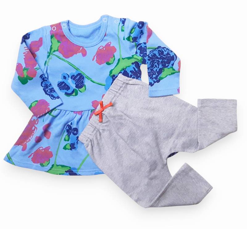 maarook「けいとうPtふわかる裏毛チュニック＆パンツ ベビーセット」(80-90cm)   【メール便送料無料】の画像