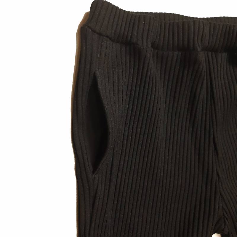 nino「裾フリル コットンリブパンツ」(90-150cm) 【メール便送料無料】の画像