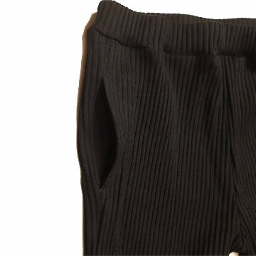 nino「裾フリル コットンリブパンツ」(90-150cm) 【メール便送料無料】の画像