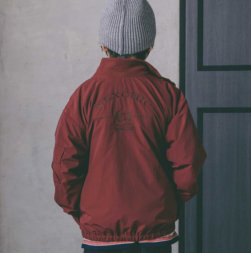 nexchic「バイカラータフタジャケット」(130-150cm) の画像