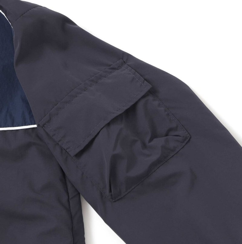 nexchic「バイカラータフタジャケット」(130-150cm) の画像