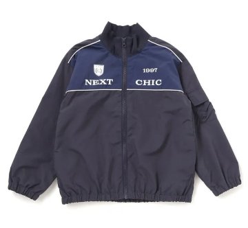 nexchic「バイカラータフタジャケット」(130-150cm) の画像