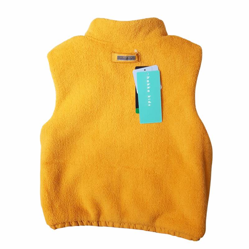 hakka baby&kids ロンドンボーダープリント【サーモライトEcoMade中綿入り】リバーシブルベスト」 (80-130cm）の画像