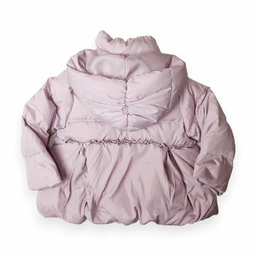 SLAP SLIP(スラップスリップ) 「フード付きリボンダウンジャケットgirls」(90-130cm) の画像