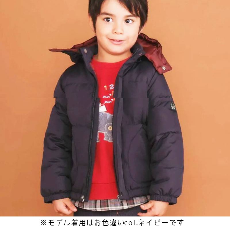 SLAP SLIP(スラップスリップ) 「フード付きダウンジャケット」(90-130cm) の画像