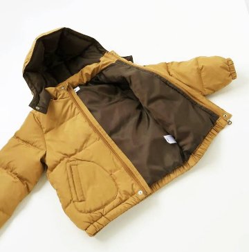 SLAP SLIP(スラップスリップ) 「フード付きダウンジャケット」(90-130cm) の画像